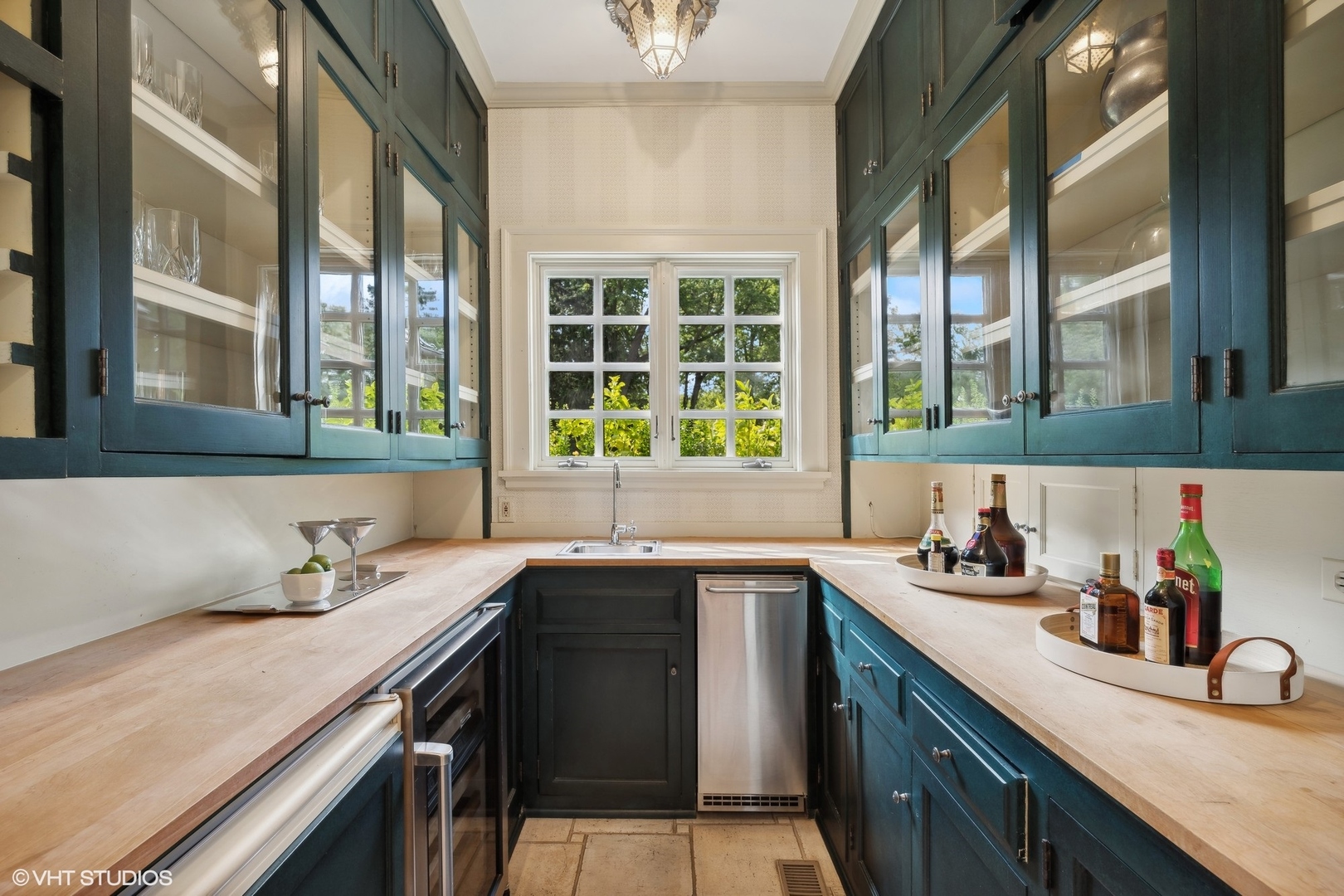 36 Indian Hill Road Winnetka, IL 60093 - Photo 14 of 51 a kitchen with a sink and large window