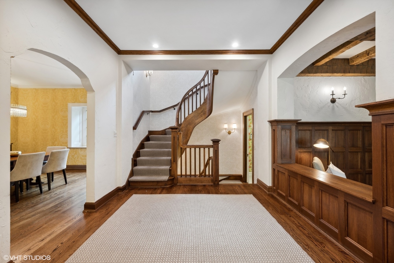 36 Indian Hill Road Winnetka, IL 60093 - Photo 18 of 51 a view of entryway and hall with wooden floor