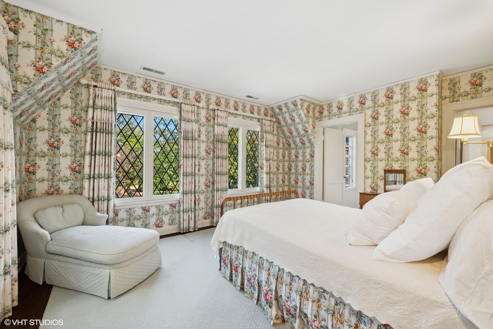 36 Indian Hill Road Winnetka, IL 60093 - Photo 19 of 51 a bedroom with furniture and a large window