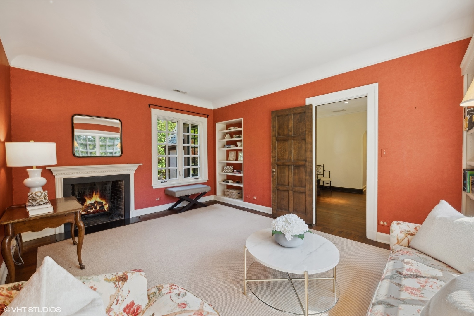 36 Indian Hill Road Winnetka, IL 60093 - Photo 32 of 51 a living room with furniture and a fireplace