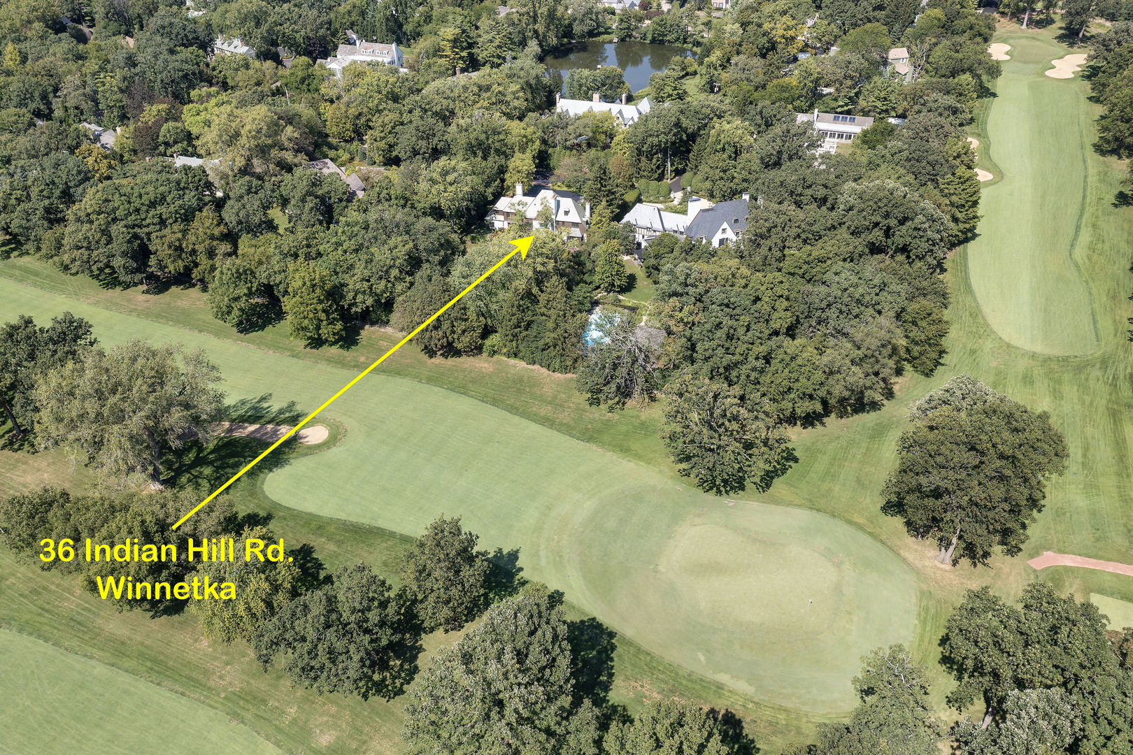 36 Indian Hill Road Winnetka, IL 60093 - Photo 50 of 51 an aerial view of a residential houses with outdoor space
