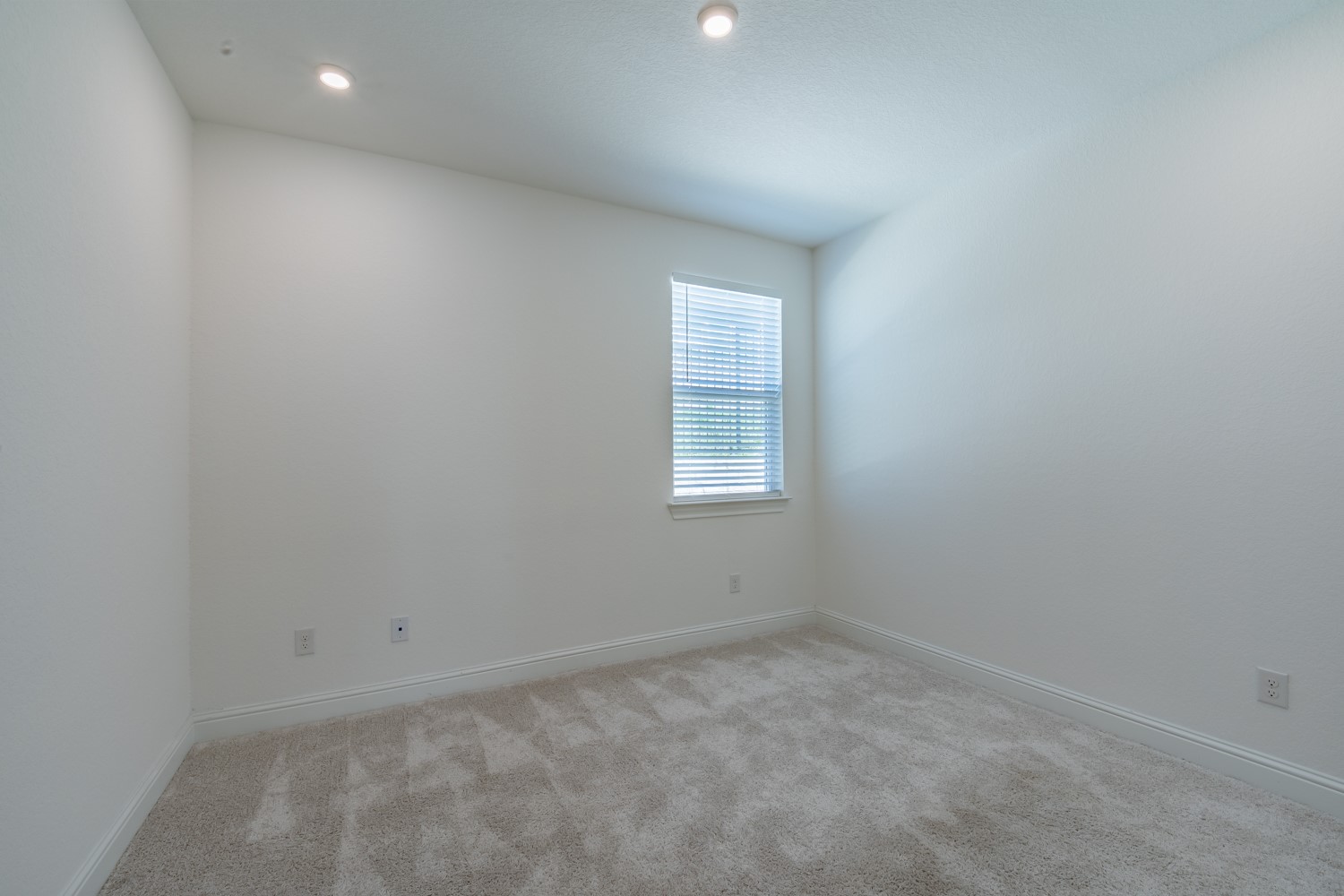 1040 Villa Rialto View Leander, TX 78641 - Photo 23 of 27 Empty room featuring light carpet and recessed lighting