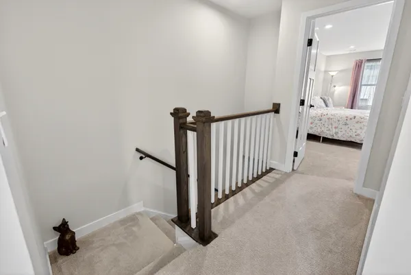 a room with gym equipment and a window