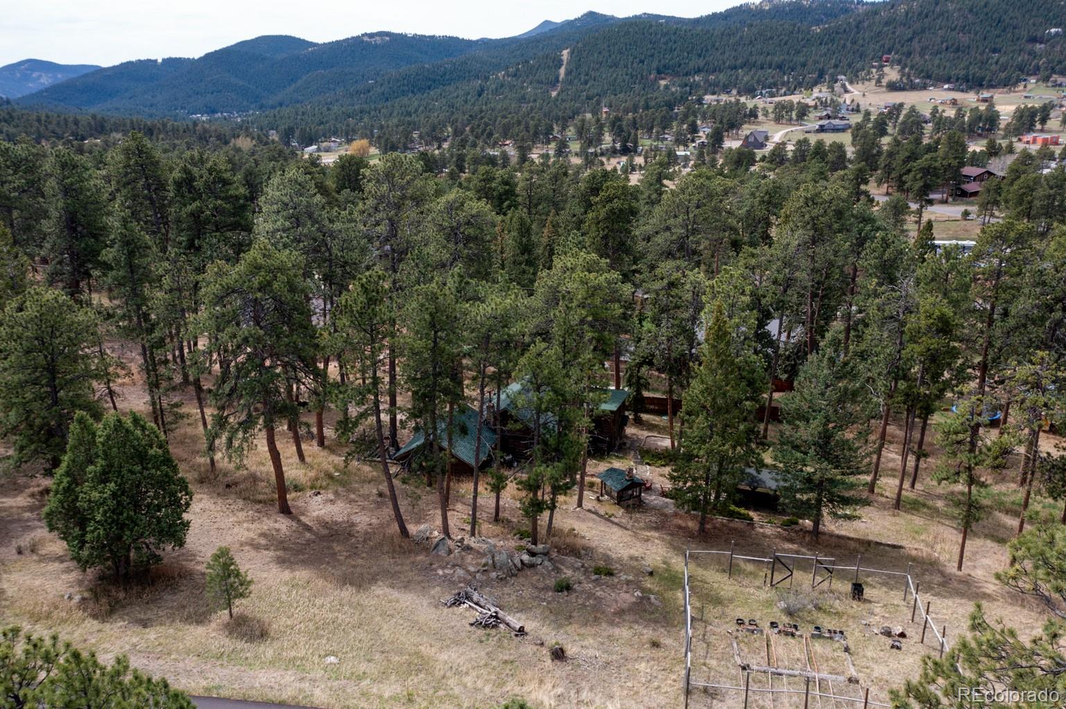 23301 Shoshone Road Indian Hills, CO 80454 - Photo 25 of 32 a view of a forest with mountain