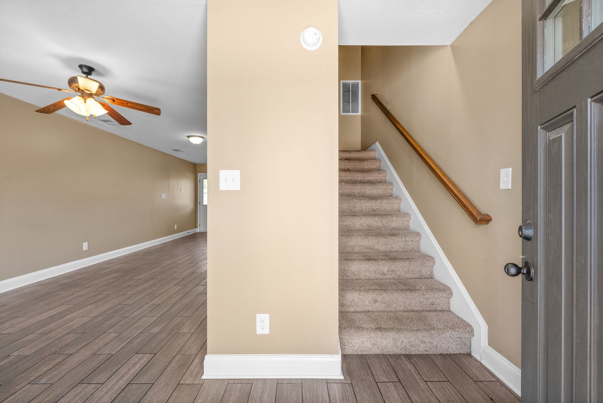 1769 Spring Water Drive, Unit C Clarksville, TN 37040 - Photo 4 of 25 a view of entryway and hall with wooden floor