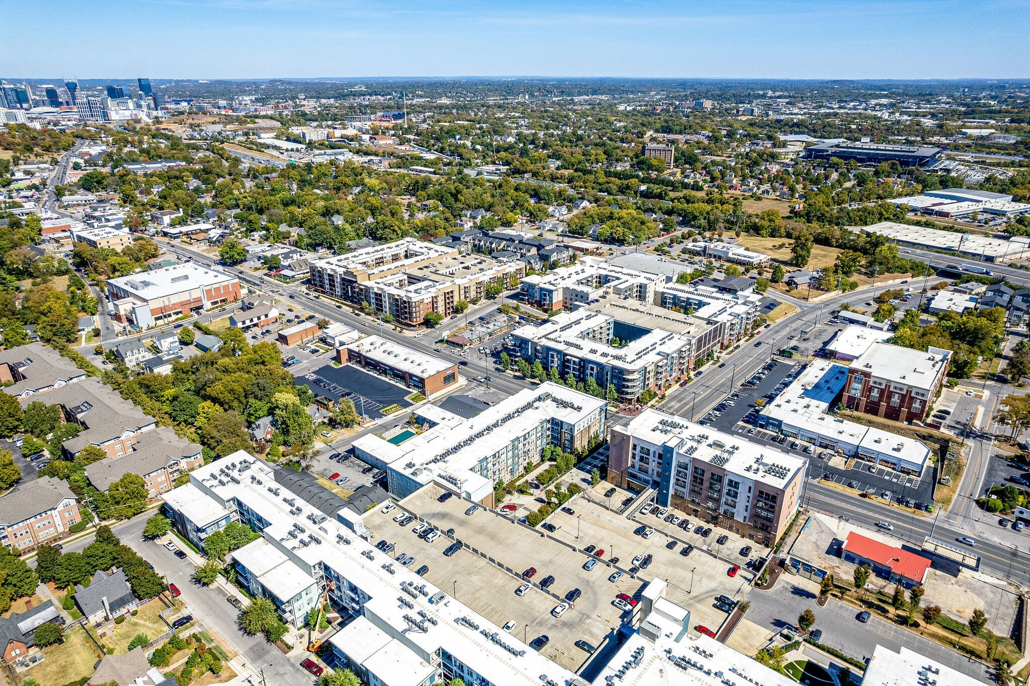816 Inverness Avenue Nashville, TN 37204 - Photo 36 of 39 an aerial view of a city
