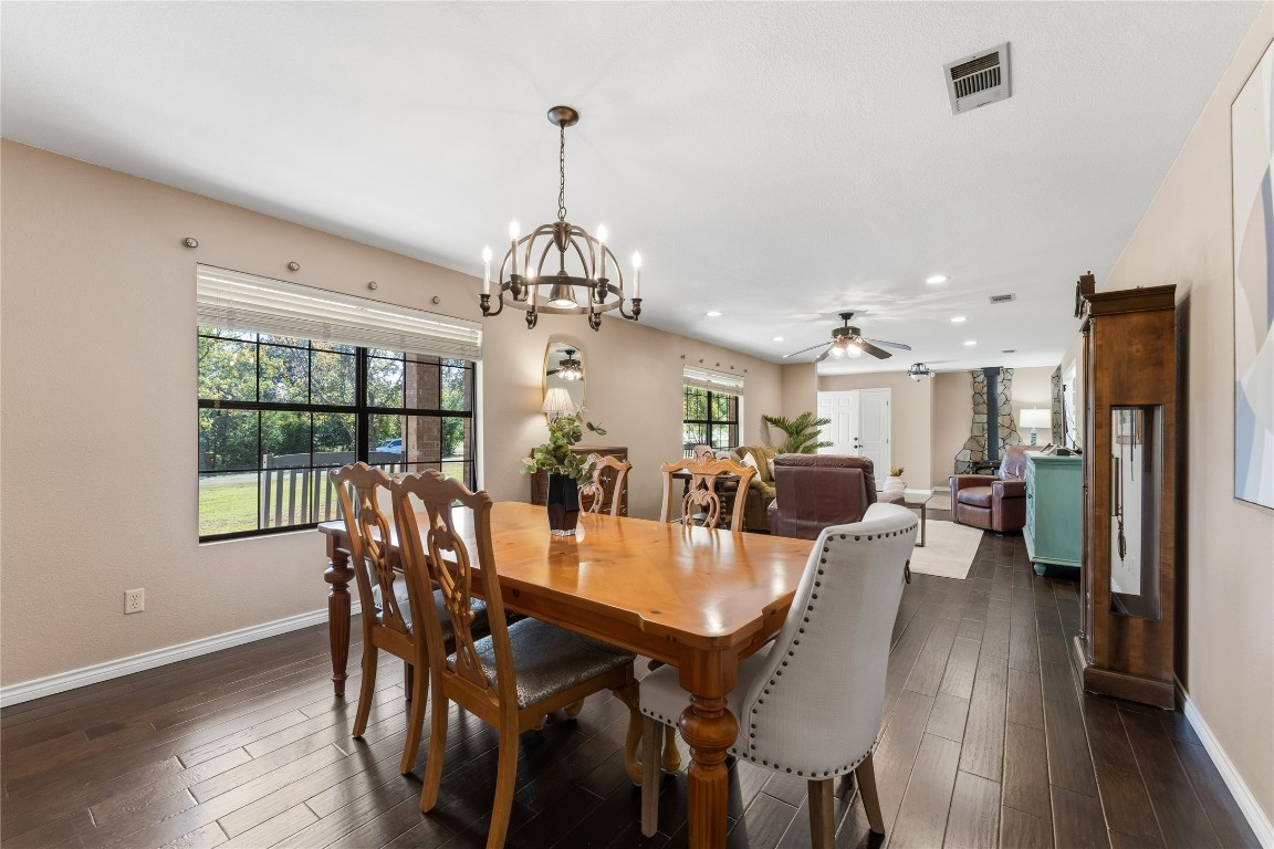 306 Starview Drive Georgetown, TX 78628 - Photo 26 of 26 Open floorplan of dining and living room