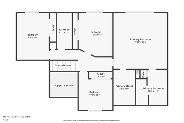 $495,000 | 7027 North Buckeye Drive, Edwards, IL 61528