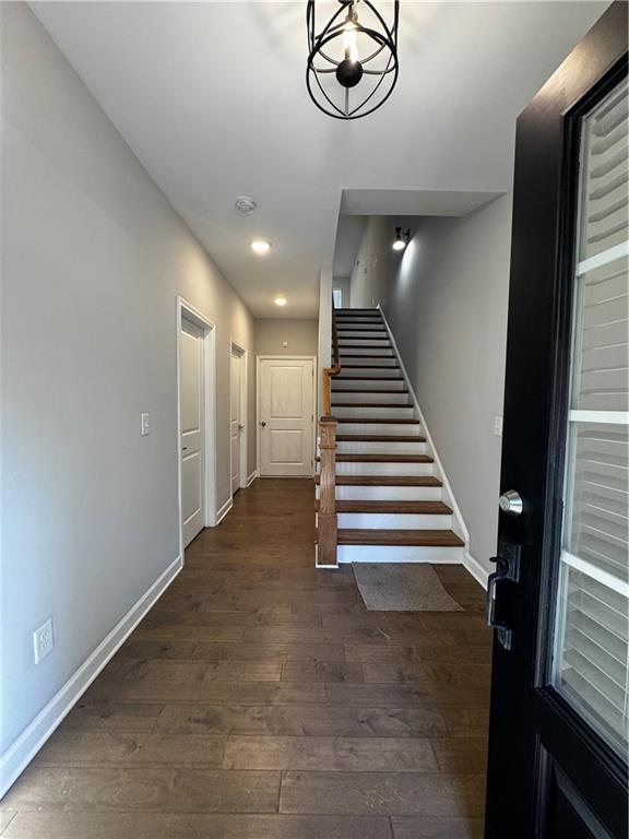 20 Wren Drive Roswell, GA 30076 - Photo 7 of 37 a view of entryway and hall with wooden floor