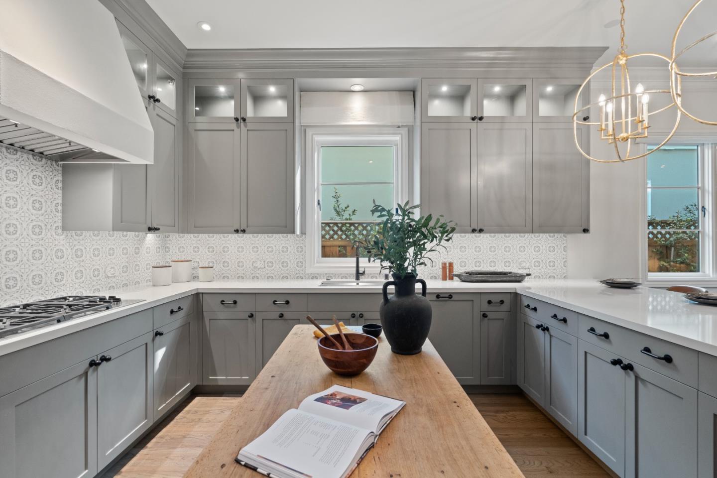 1153 Cabrillo Avenue Burlingame, CA 94010 - Photo 13 of 80 a kitchen with a sink and cabinets