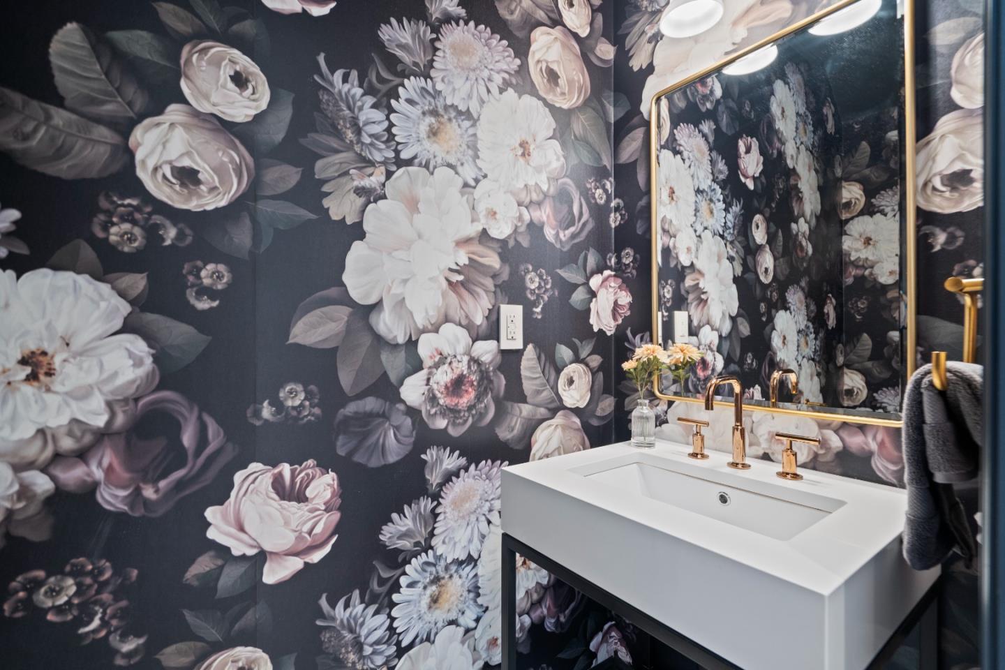 1153 Cabrillo Avenue Burlingame, CA 94010 - Photo 27 of 80 a bathroom with a sink and a mirror