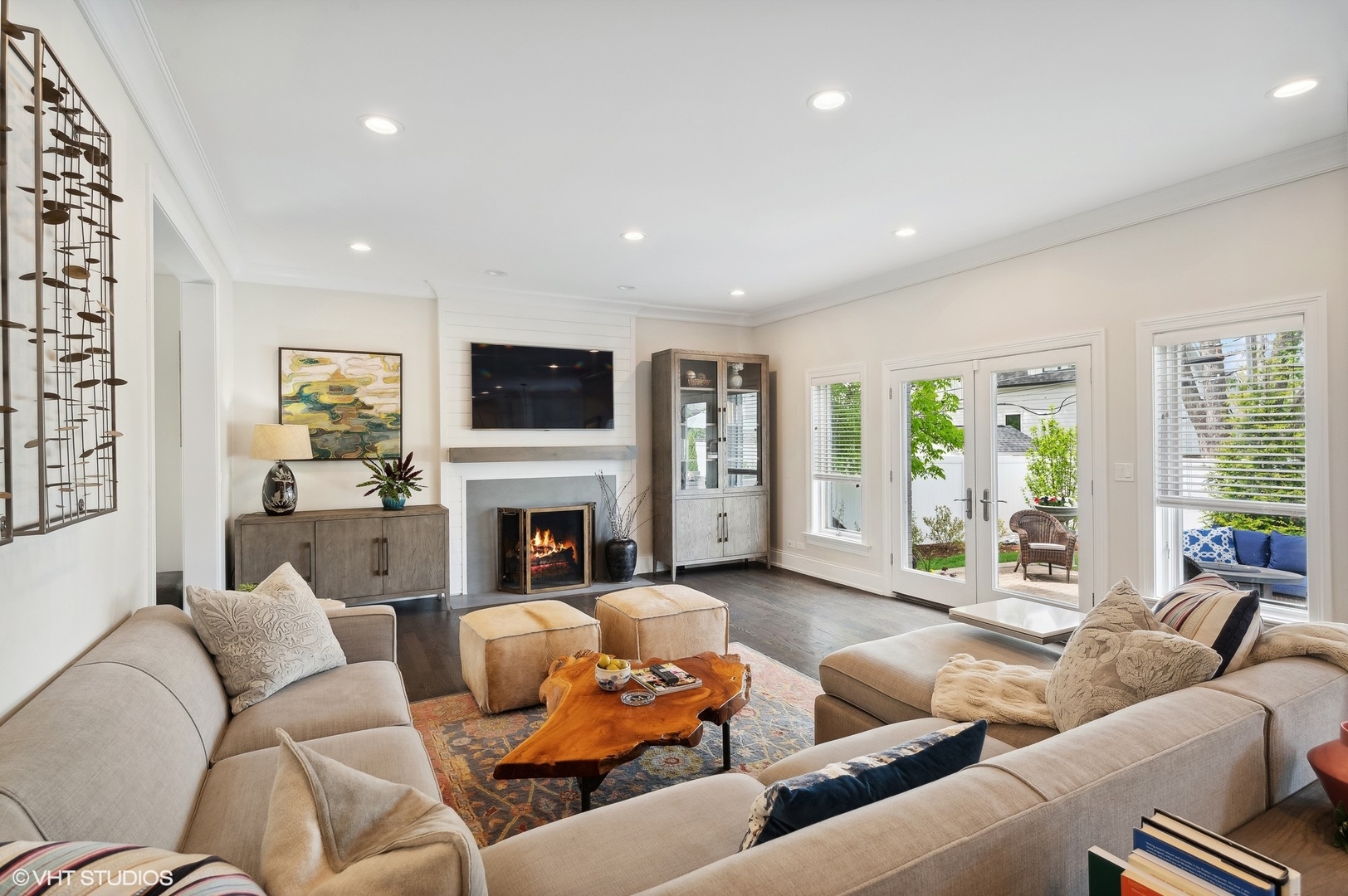 1770 Harrison Street Glenview, IL 60025 - Photo 7 of 40 a living room with furniture fireplace and a large window