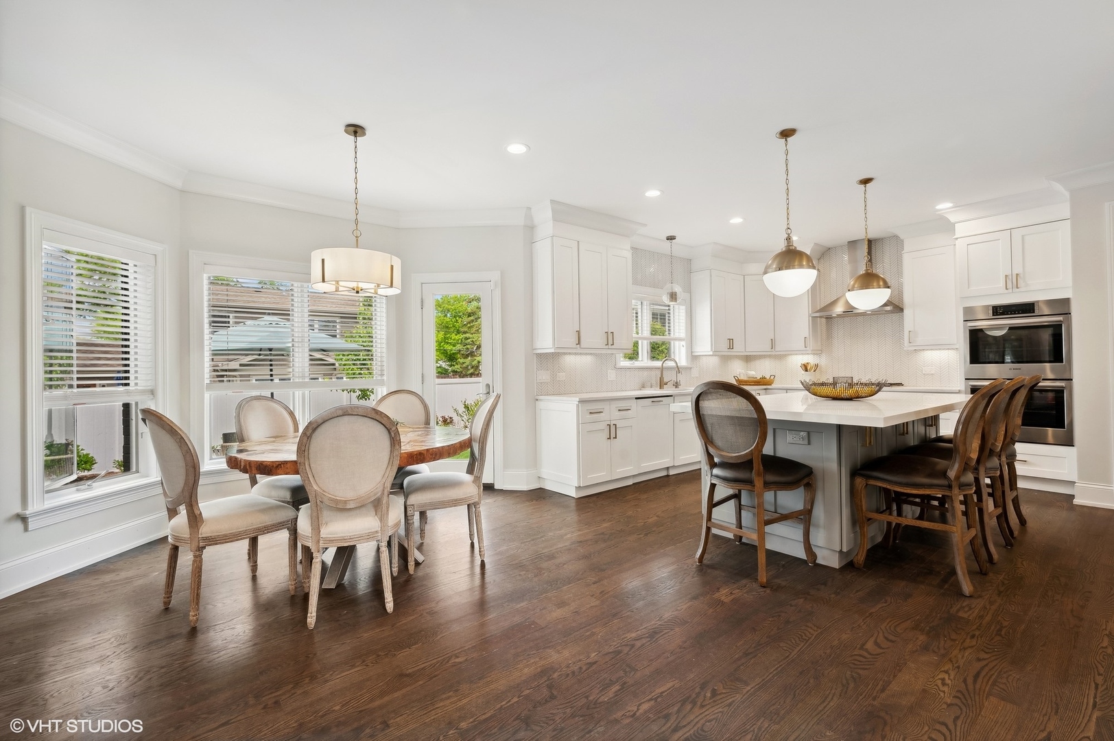 1770 Harrison Street Glenview, IL 60025 - Photo 10 of 40 a view of a dining room with furniture window and wooden floor