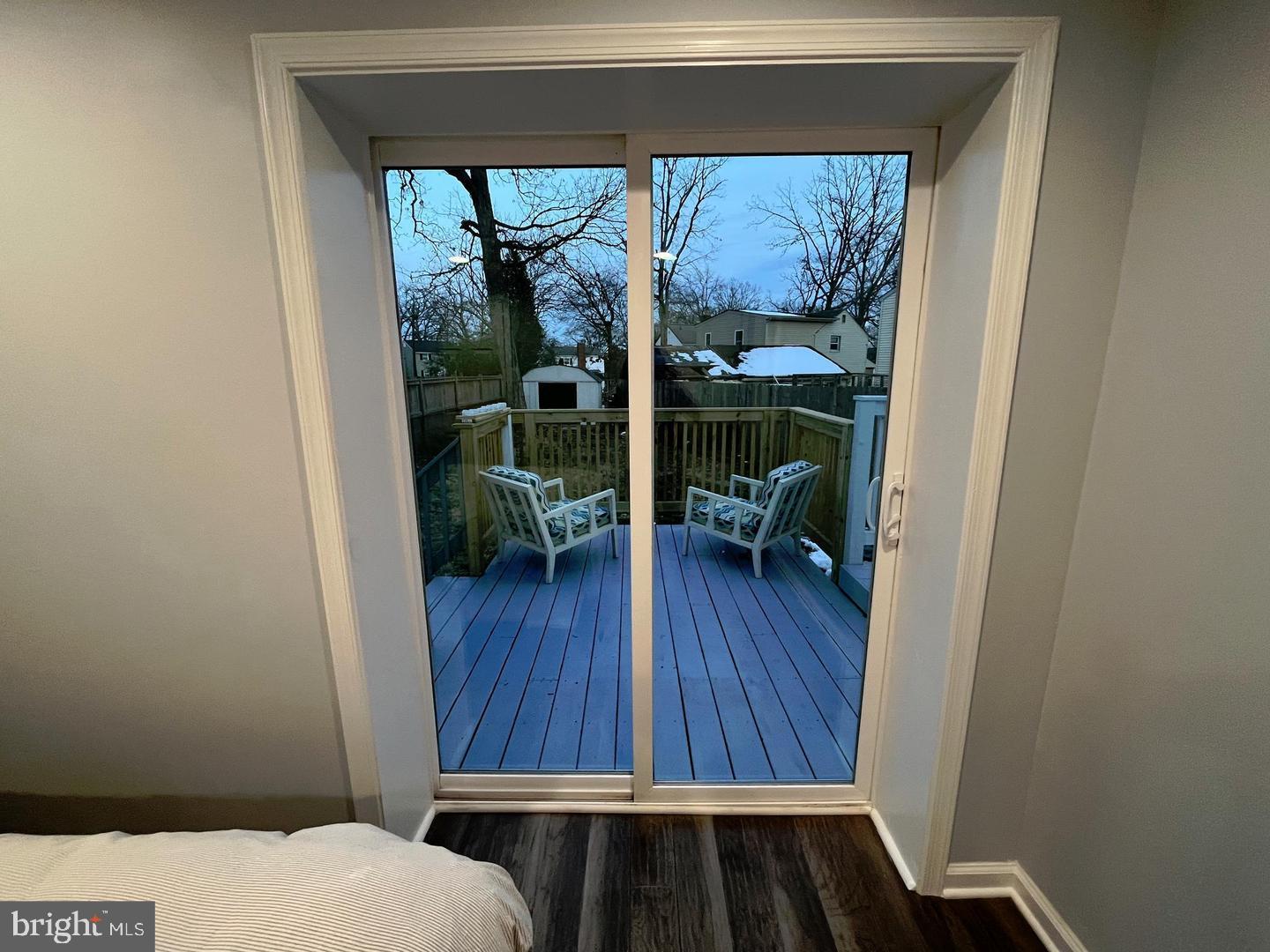 1077 South Edison Street Arlington, VA 22204 - Photo 16 of 29 a view of balcony with wooden floor