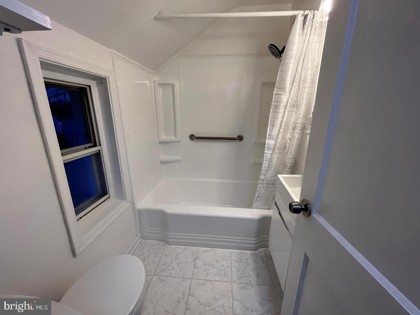 1077 South Edison Street Arlington, VA 22204 - Photo 22 of 29 a bathroom with a toilet and a shower