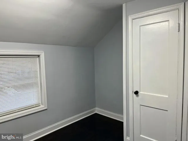 a view of small space with closet