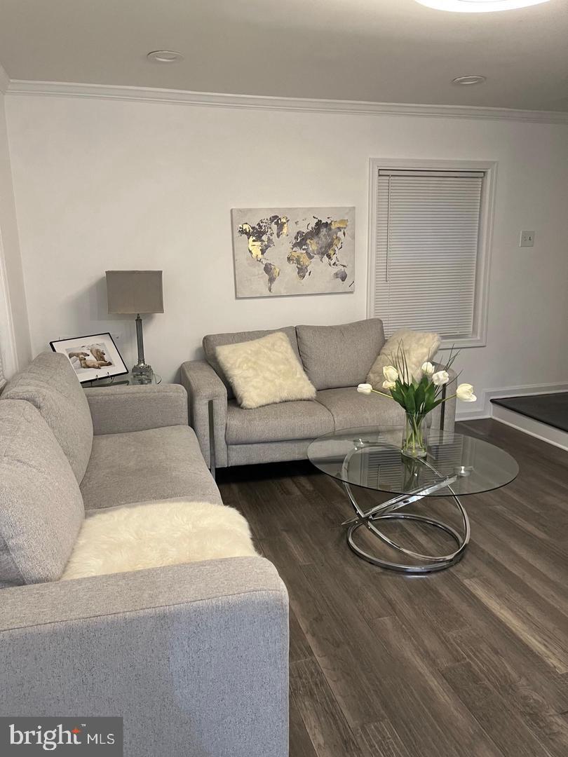 1077 South Edison Street Arlington, VA 22204 - Photo 6 of 29 a living room with furniture potted plant and white walls
