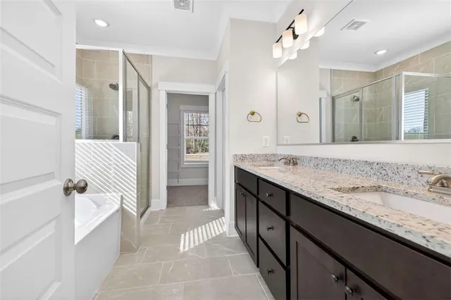 a view of an empty room and closet area