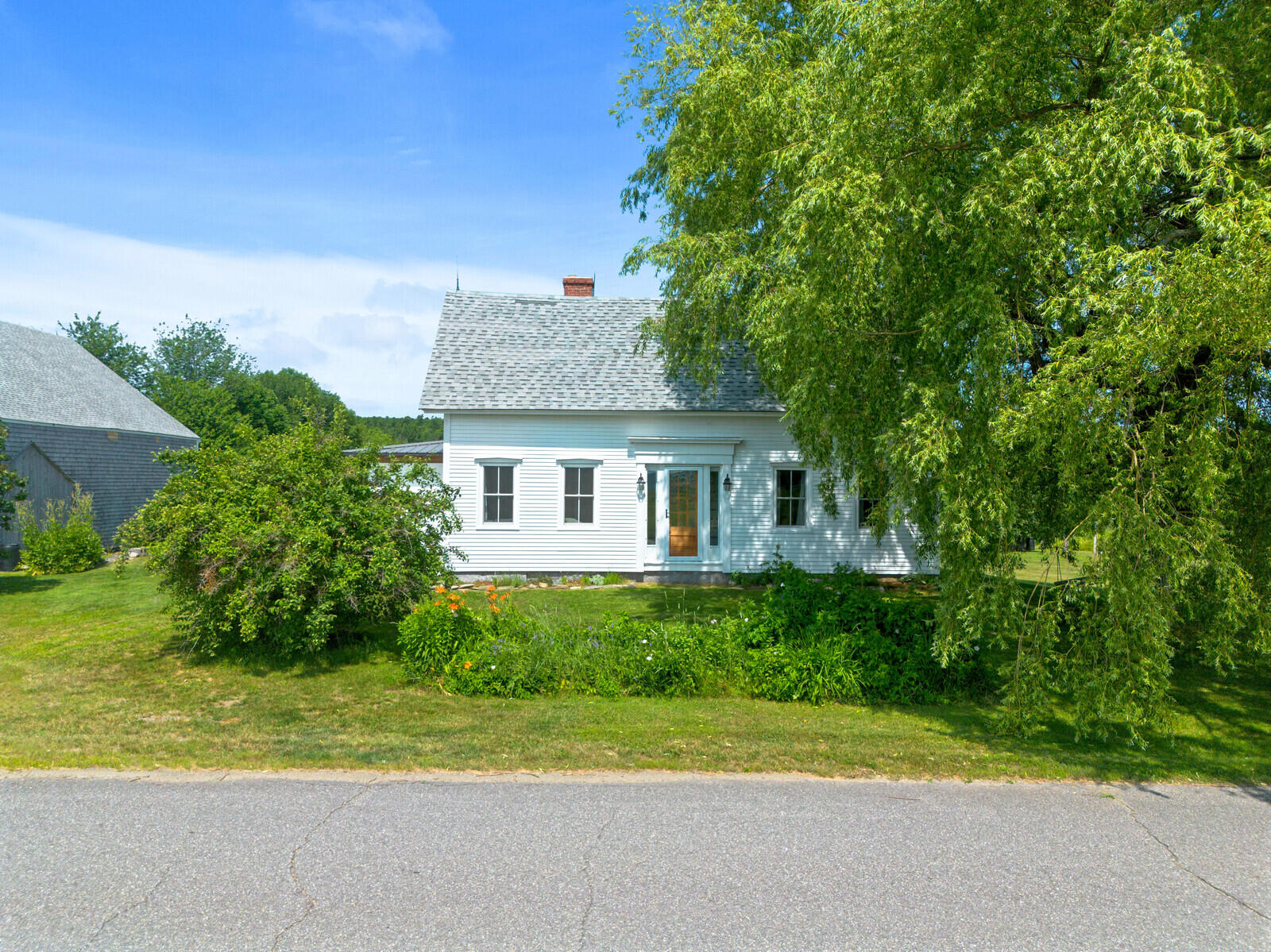 2140 Level Hill Road Palermo, ME 04354 - Photo 2 of 49 Large mature trees adorn the yard