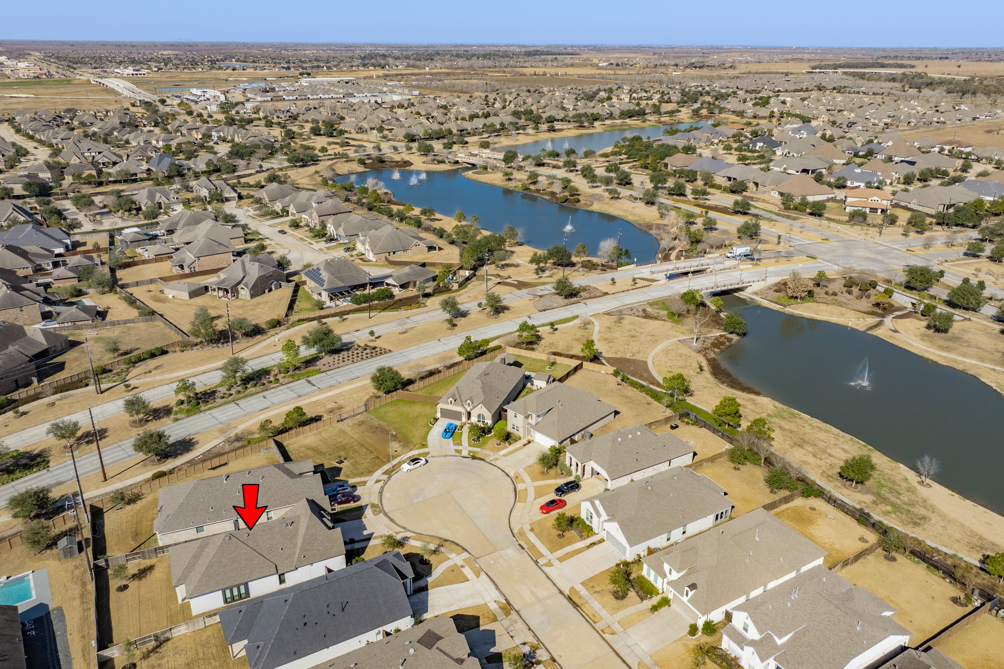 3806 Shackleton Court Rosharon, TX 77583 - Photo 34 of 50 Aerial view of the award-winning Meridiana, boasting excellent amenities.