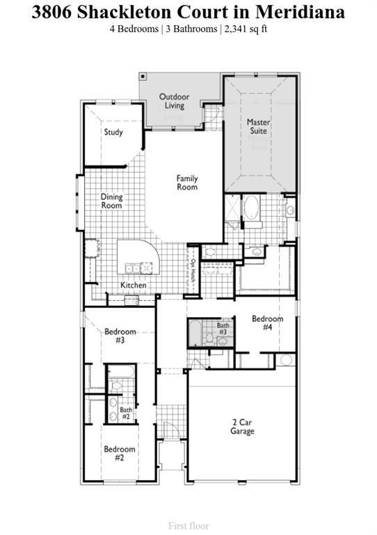 3806 Shackleton Court Rosharon, TX 77583 - Photo 50 of 50 A captivating floor plan showcasing the architectural brilliance of your new home. Don't miss the opportunity to own this exceptional jewel.