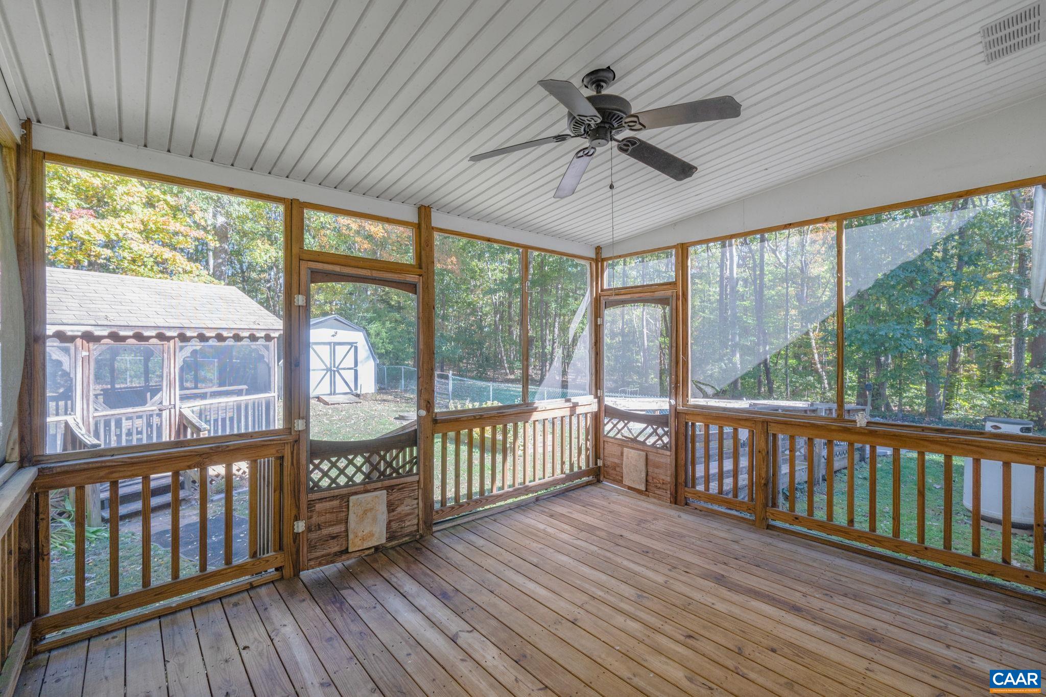 2380 South Constitution Route Dillwyn, VA 23936 - Photo 26 of 41 a view of a porch with wooden floor