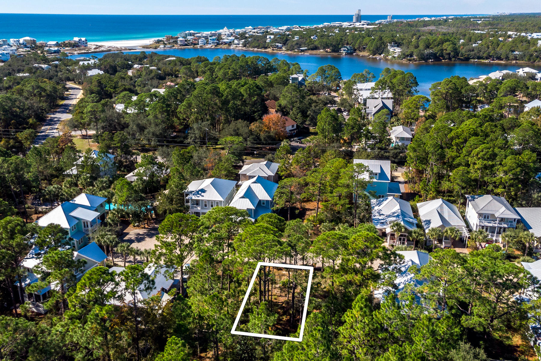 Lot 16 Eastern Lake Santa Rosa Beach, FL 32459 - Photo 12 of 23 an aerial view of multiple house