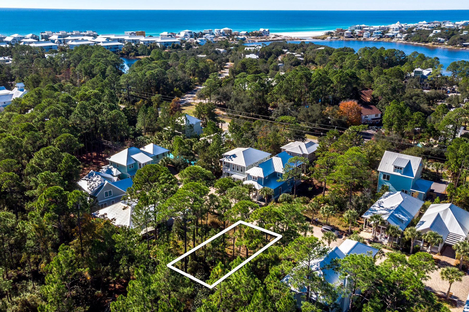 Lot 16 Eastern Lake Santa Rosa Beach, FL 32459 - Photo 13 of 23 an aerial view of multiple house