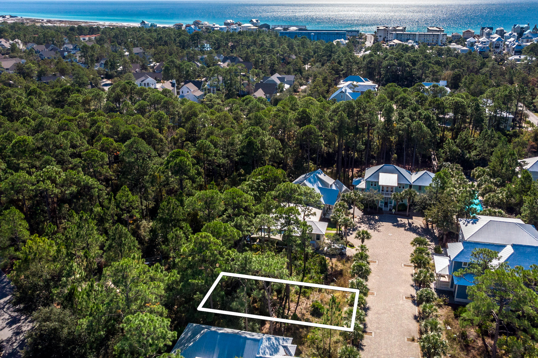 Lot 16 Eastern Lake Santa Rosa Beach, FL 32459 - Photo 14 of 23 an aerial view of house with yard