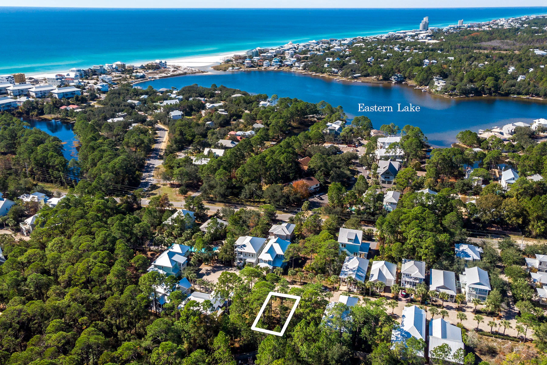 Lot 16 Eastern Lake Santa Rosa Beach, FL 32459 - Photo 10 of 23 an aerial view of multiple house