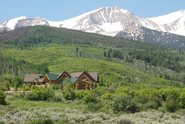 805 Sopris Mountain Ranch Road Basalt, CO 81621 - Photo 23 of 23 a view of a house with a yard