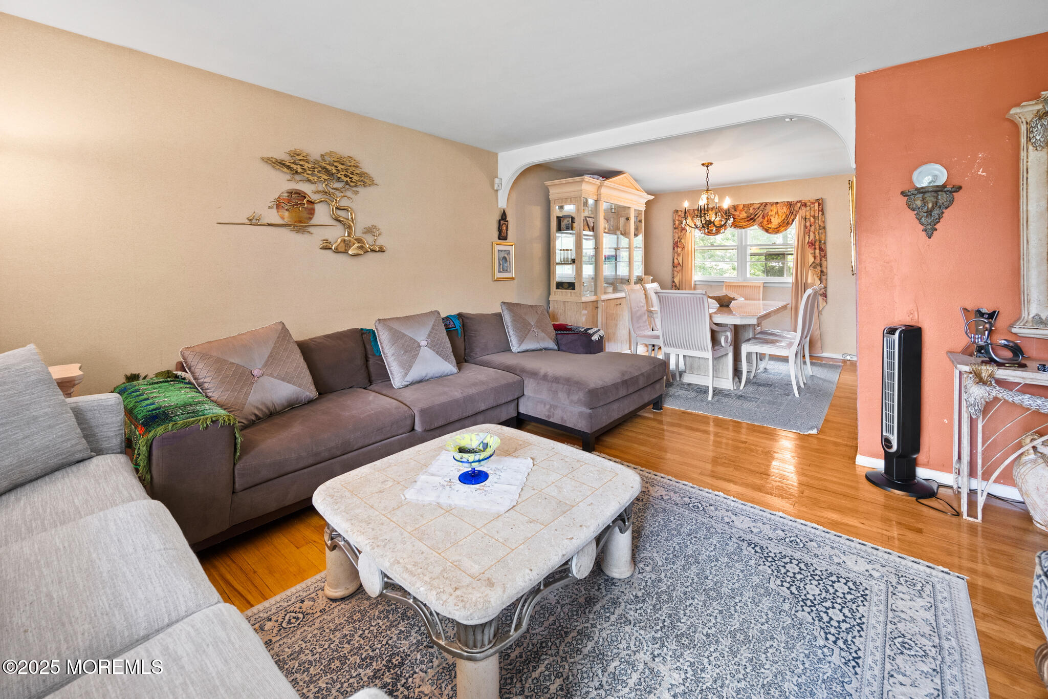 117 Greymoor Road Howell, NJ 07731 - Photo 6 of 32 a living room with furniture and a wooden floor