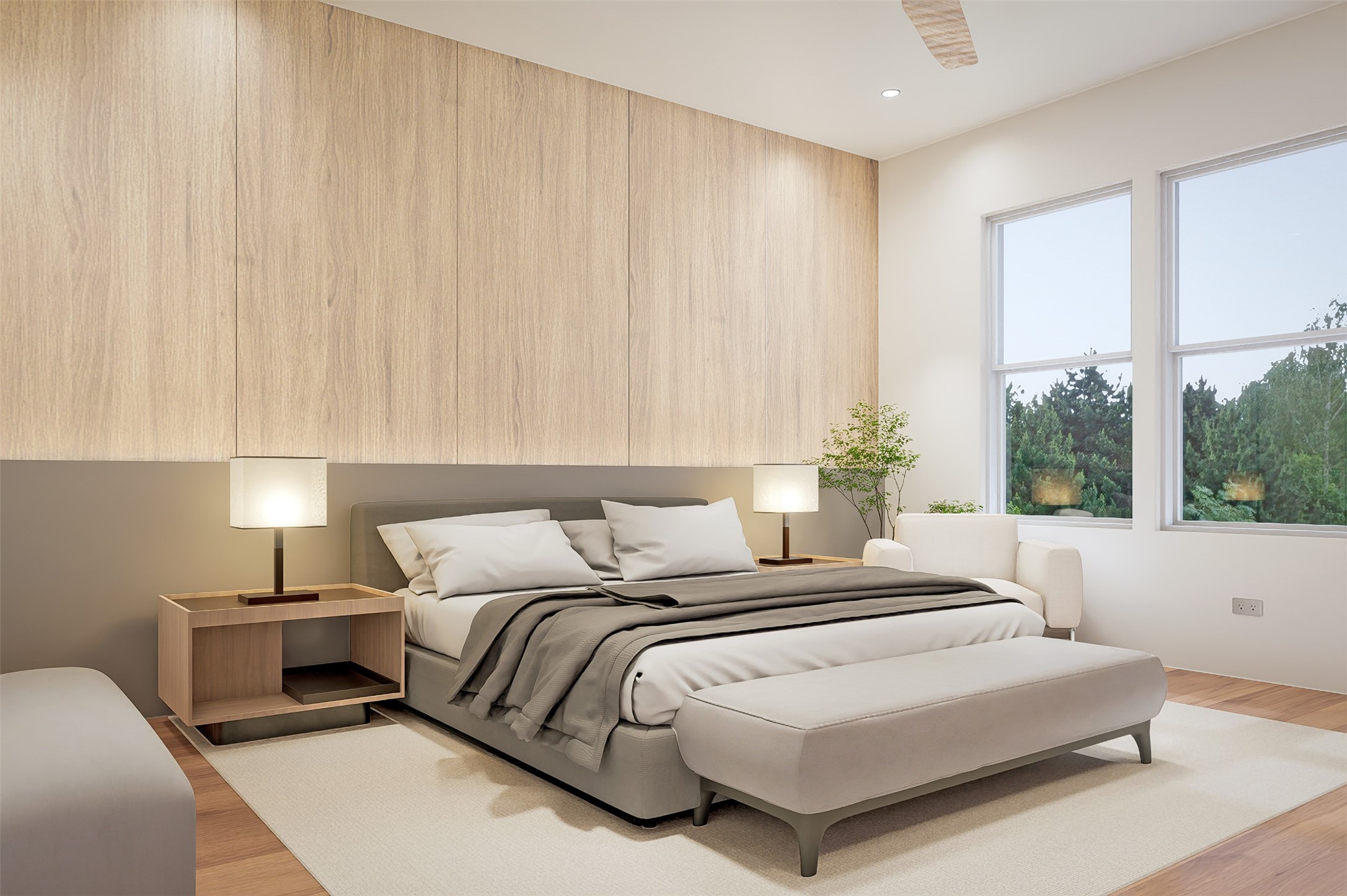 2909 Jones Street Houston, TX 77026 - Photo 10 of 23 a bedroom with bed and a large window