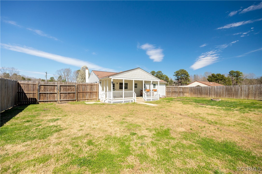 3605 Union Branch Road Petersburg, VA 23805 - Photo 29 of 40 Spacious backyard provides plenty of space for out