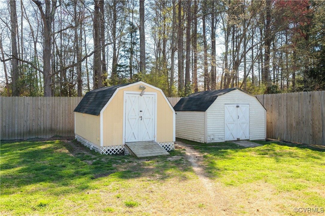 3605 Union Branch Road Petersburg, VA 23805 - Photo 32 of 40 Two sheds provide plenty of storage for outdoor th