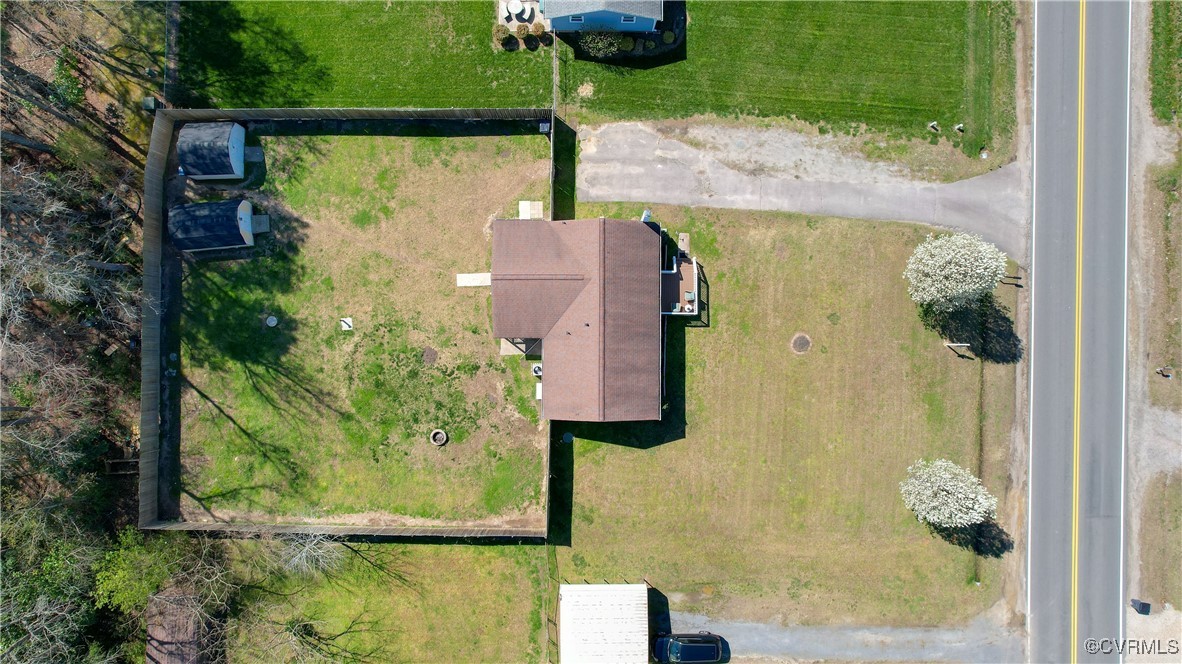 3605 Union Branch Road Petersburg, VA 23805 - Photo 33 of 40 Aerial view of the home and property.