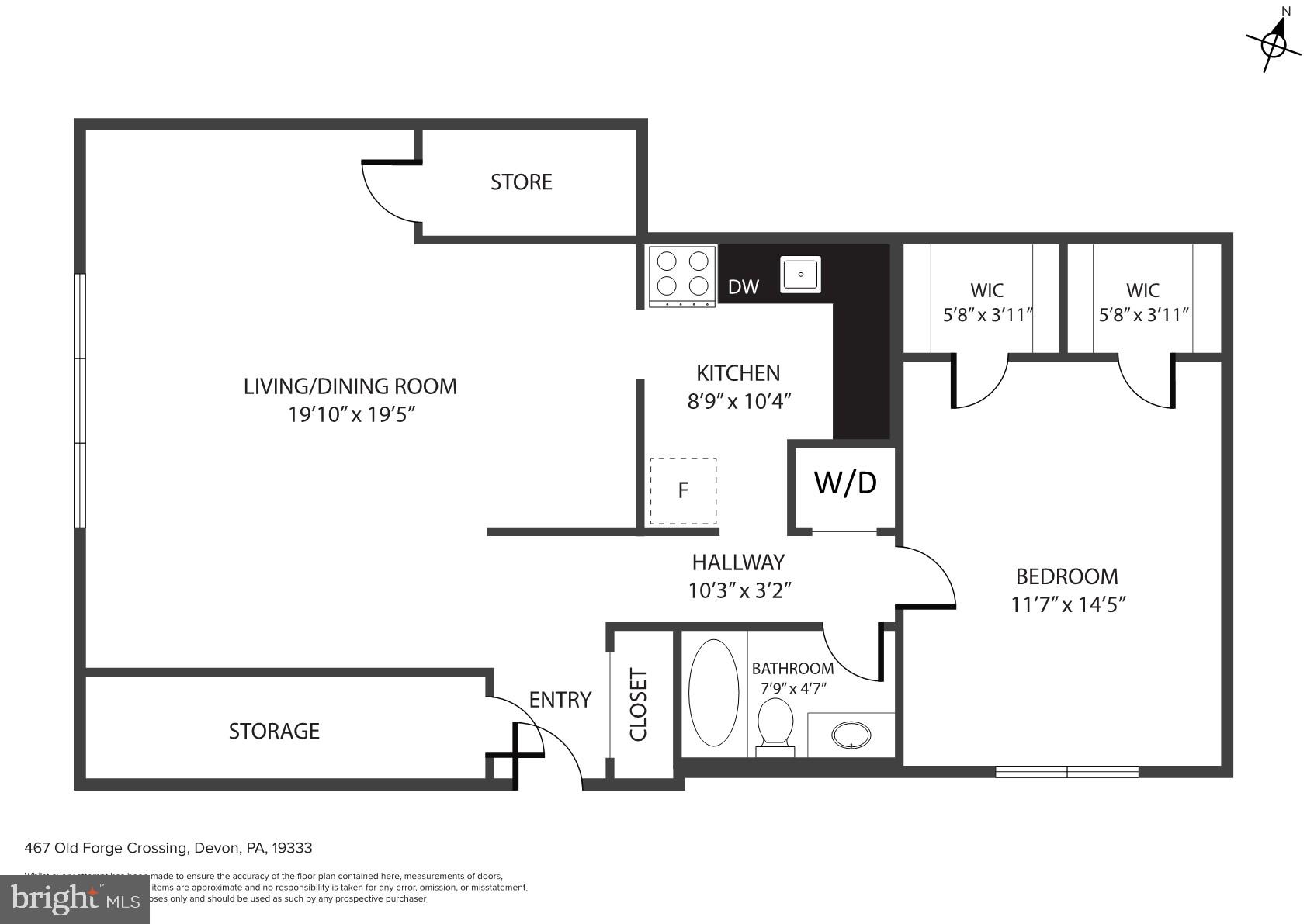 467 Old Forge Crossing Devon, PA 19333 - Photo 34 of 34 a picture of a book and a bed