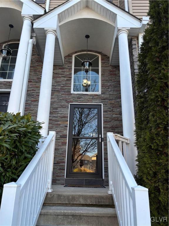 2242 Rising Hill Road Whitehall, PA 18052 - Photo 2 of 50 This lovely entry keeps everyone protected from ba