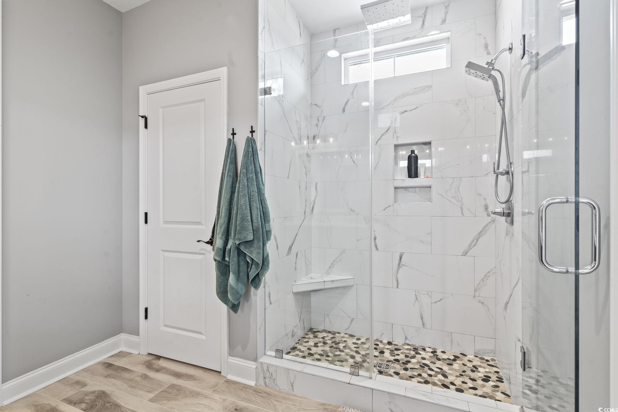 375 Bumble Circle Murrells Inlet, SC 29576 - Photo 22 of 40 Bathroom featuring a shower with door