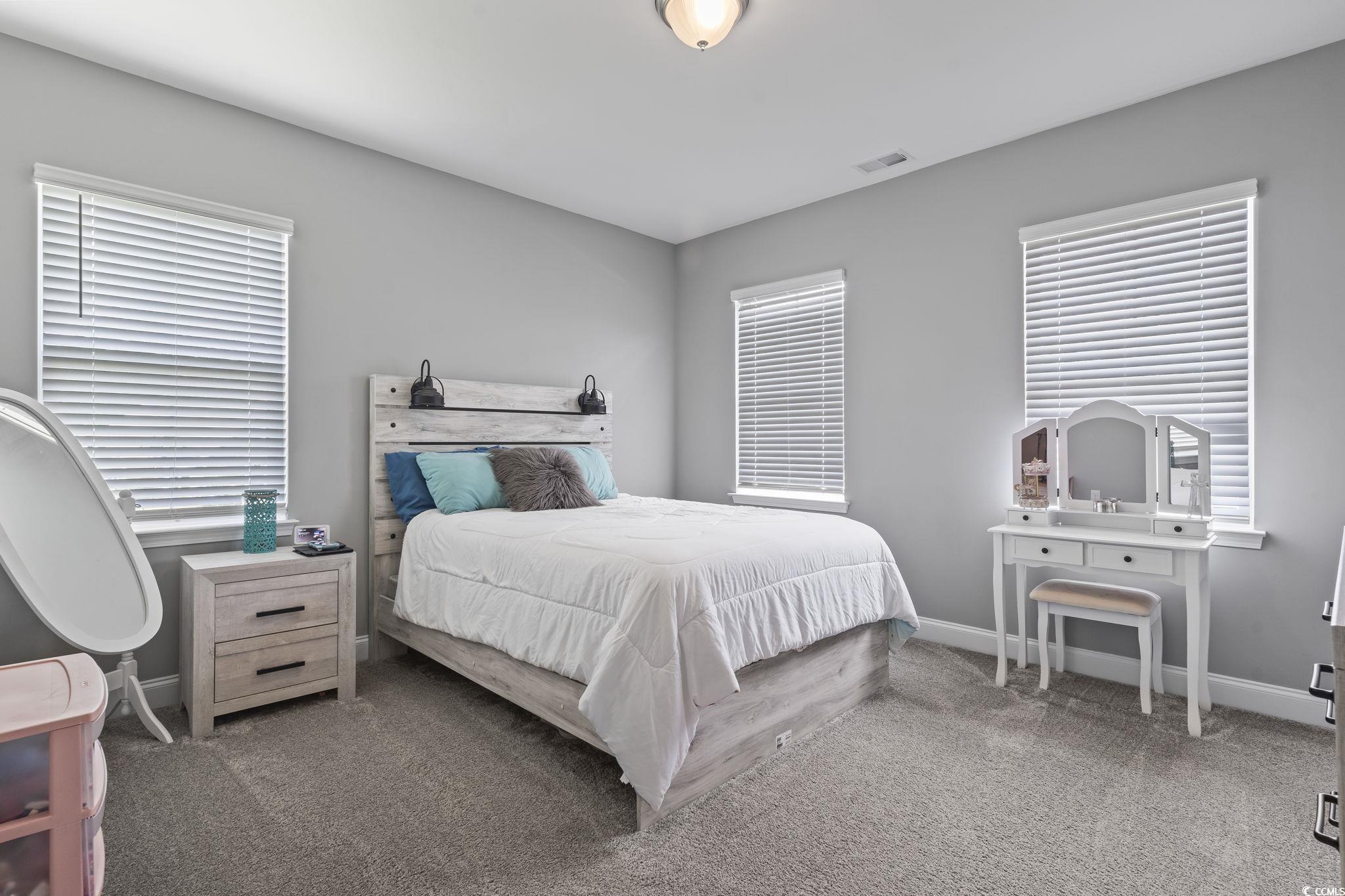 375 Bumble Circle Murrells Inlet, SC 29576 - Photo 25 of 40 Bedroom featuring carpet flooring and multiple win