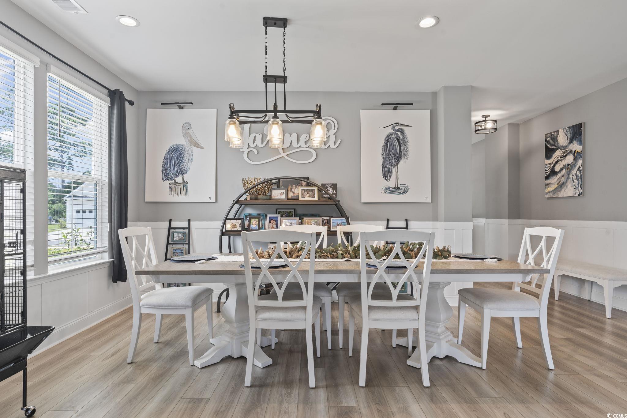 375 Bumble Circle Murrells Inlet, SC 29576 - Photo 9 of 40 Dining space with a wealth of natural light, light