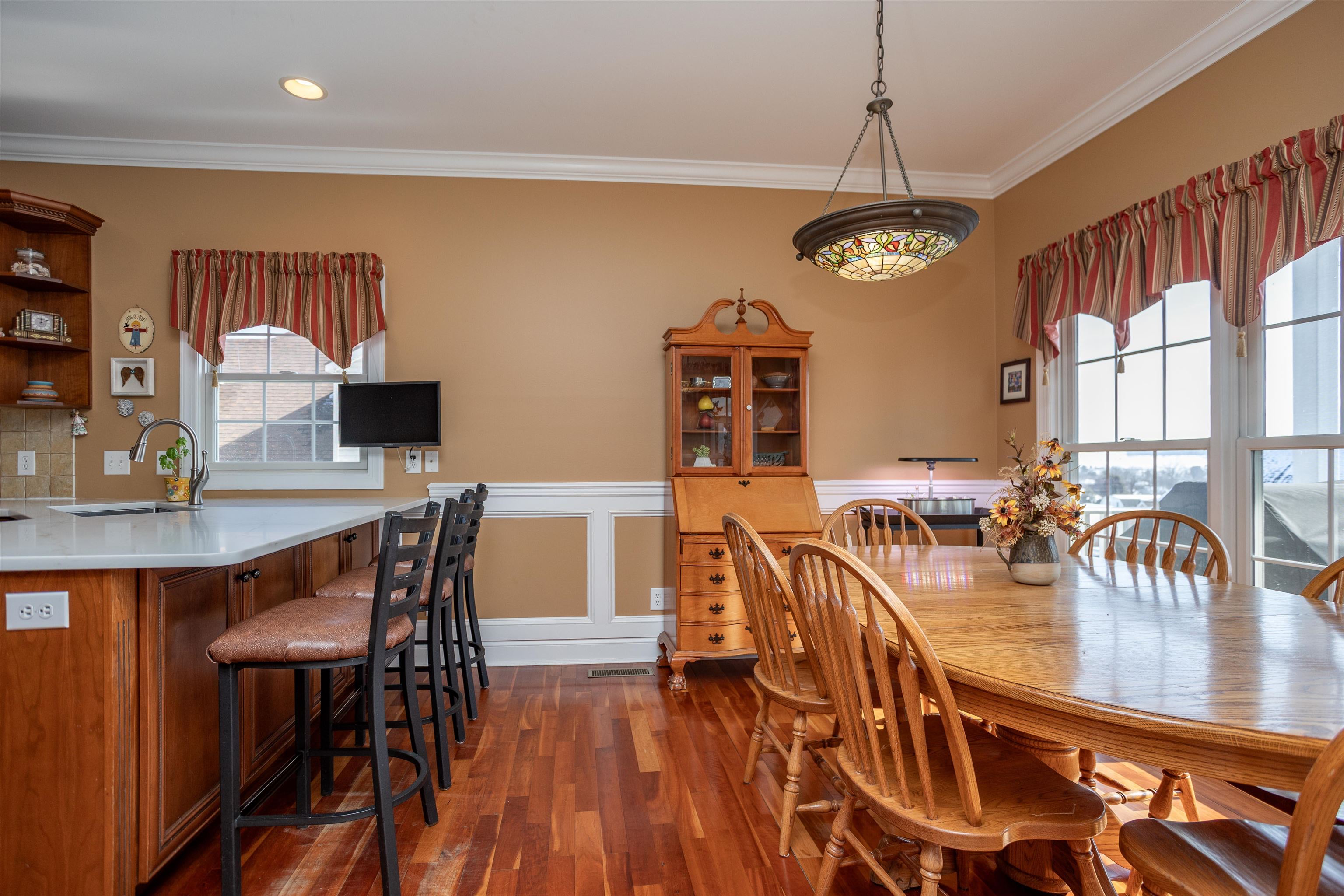 203 Keswick Circle Dayton, VA 22821 - Photo 20 of 73 a view of a dining room with furniture window and wooden floor
