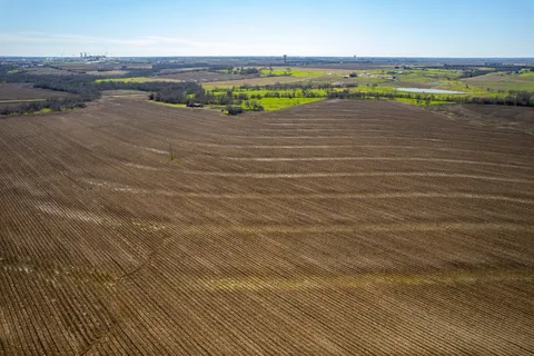 a view of an ocean and beach