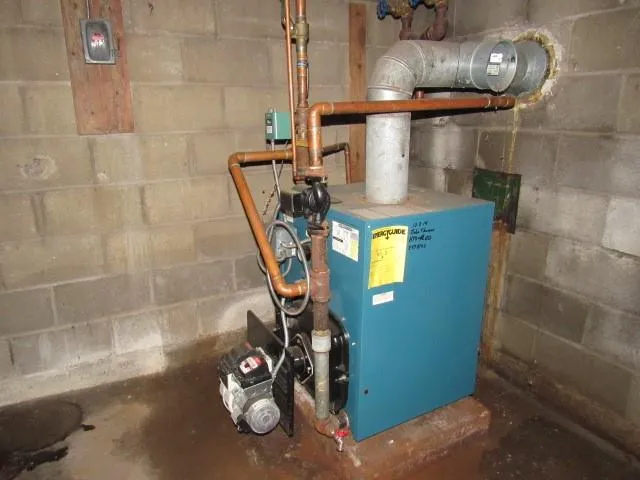 a view of water heater room
