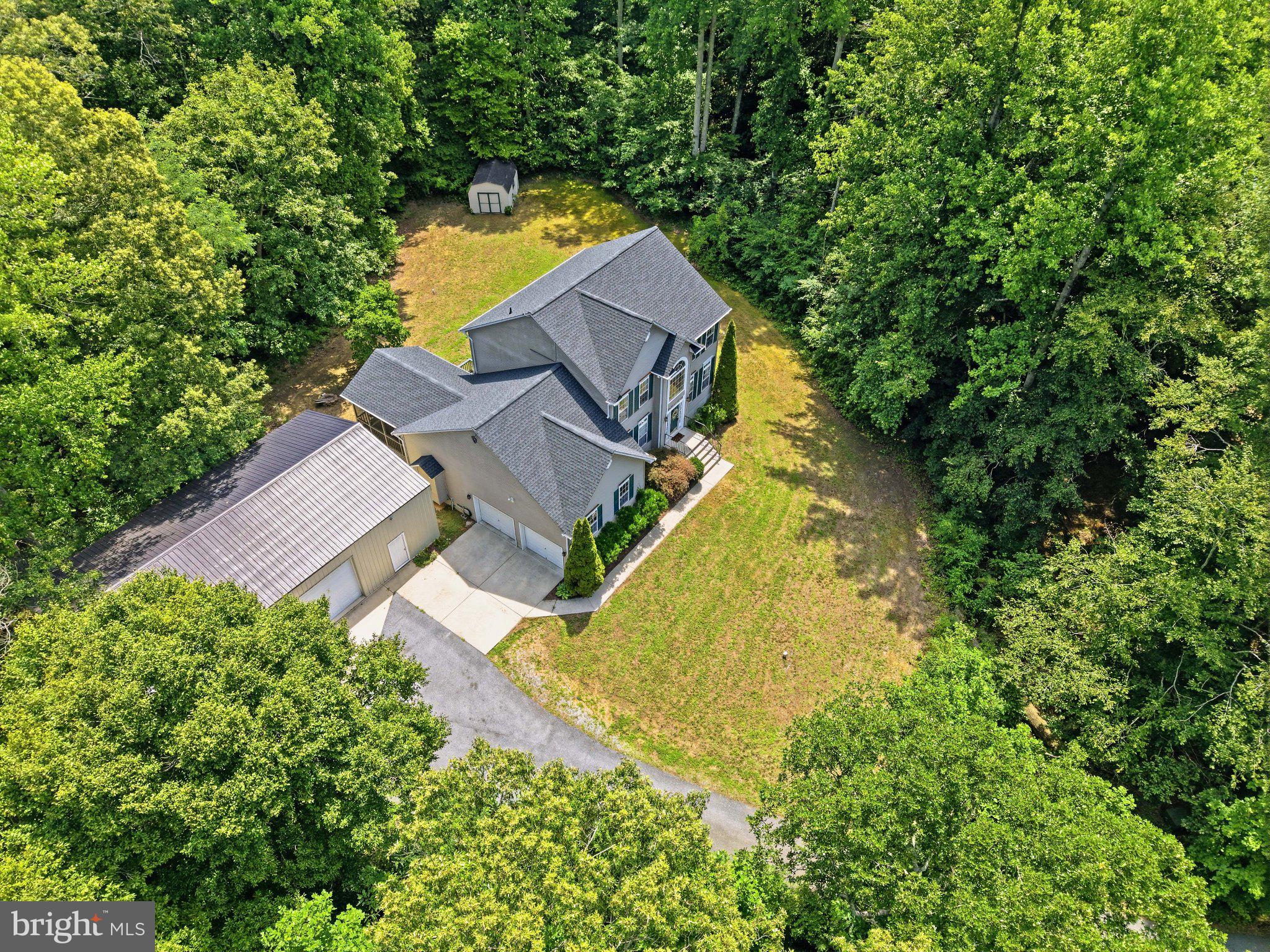 4695 Sands Road Harwood, MD 20776 - Photo 51 of 53 Serene home nestled in lush greenery.