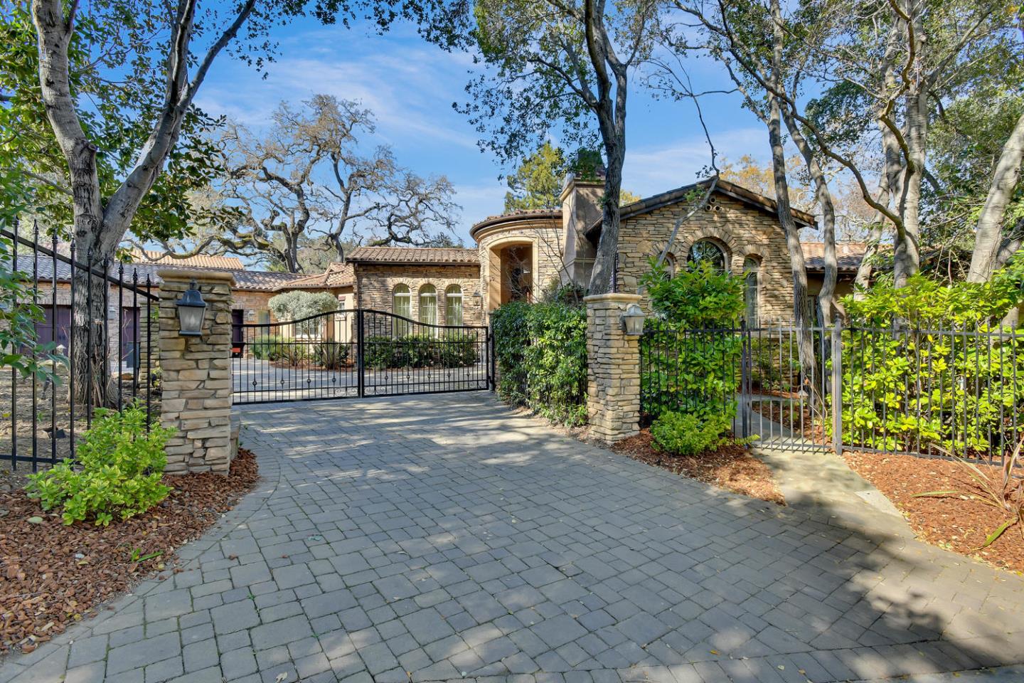 18485 Withey Road Monte Sereno, CA 95030 - Photo 2 of 39 front view of a house with a street