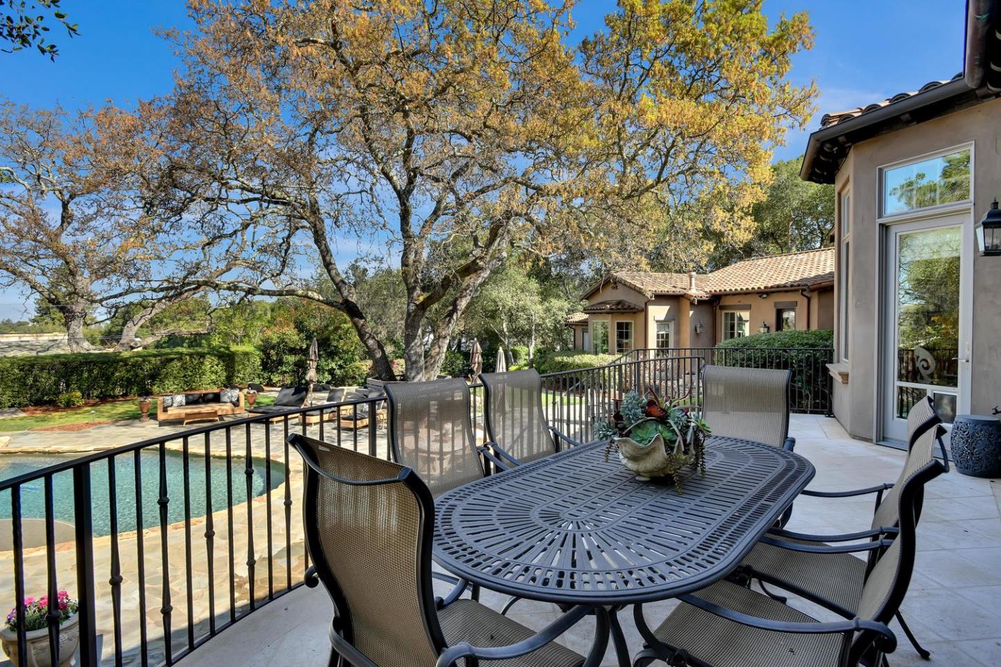 18485 Withey Road Monte Sereno, CA 95030 - Photo 31 of 39 a view of a chairs and table in the balcony