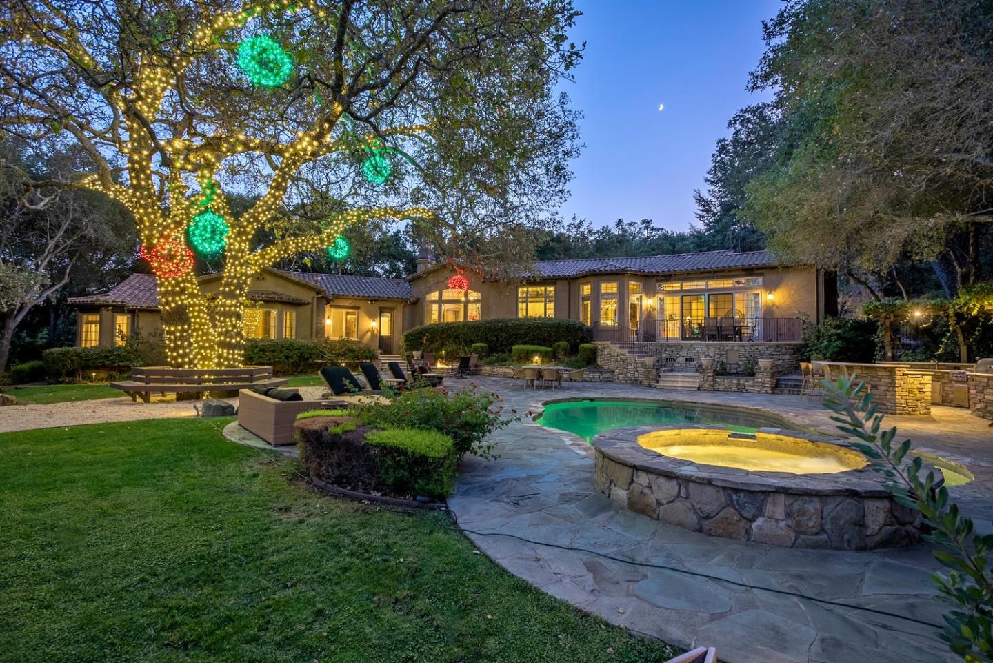 18485 Withey Road Monte Sereno, CA 95030 - Photo 37 of 39 a view of a swimming pool and lounge chairs