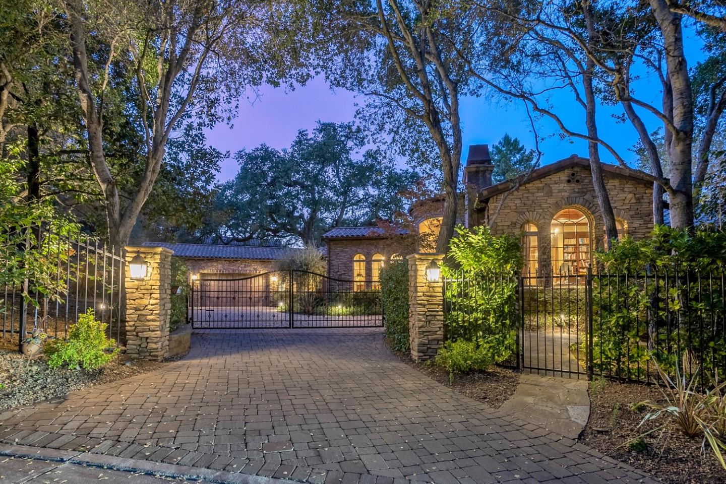 18485 Withey Road Monte Sereno, CA 95030 - Photo 4 of 39 a front view of a house with garden