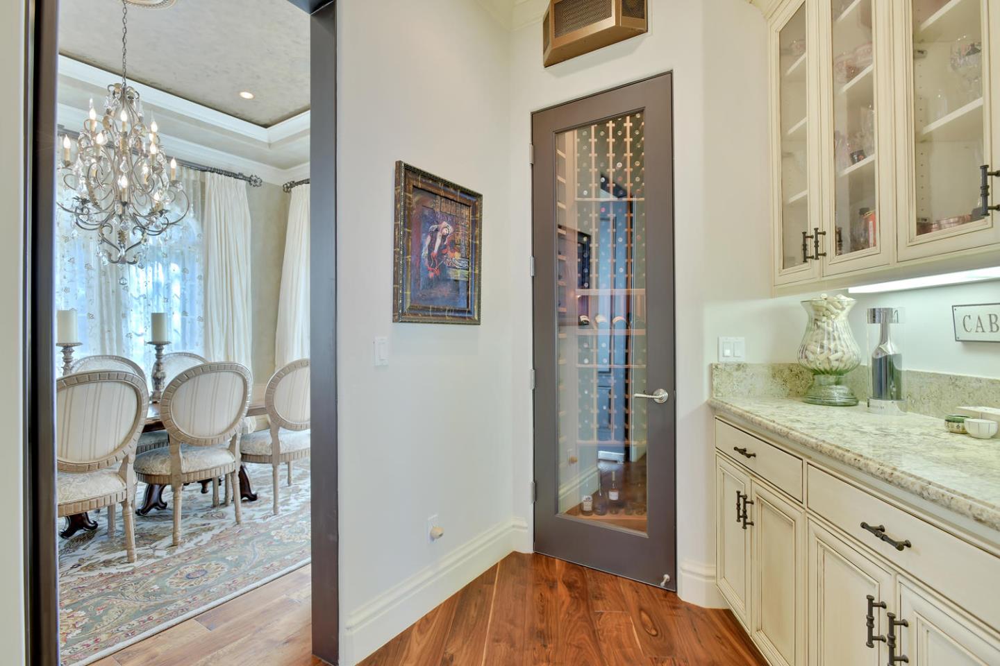 18485 Withey Road Monte Sereno, CA 95030 - Photo 10 of 39 a spacious bathroom with a granite countertop sink a toilet and a mirror